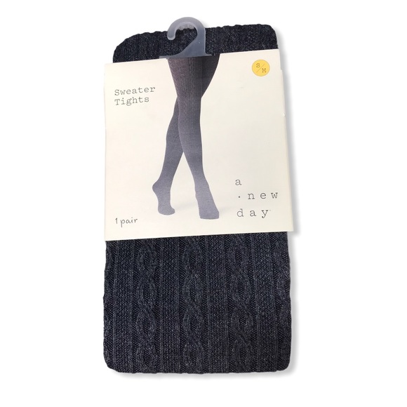 A New Day | NWT Sweater Tights S/M in Charcoal